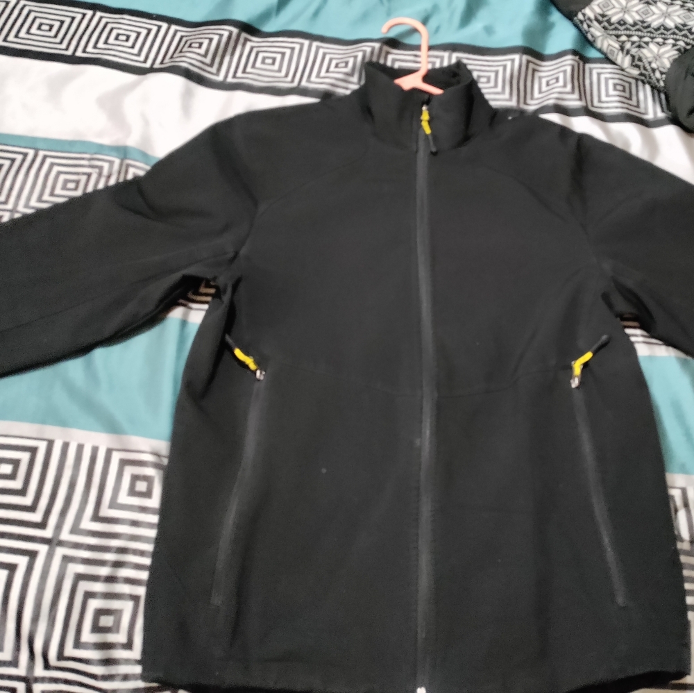 Black. light Champion Jacket. Large